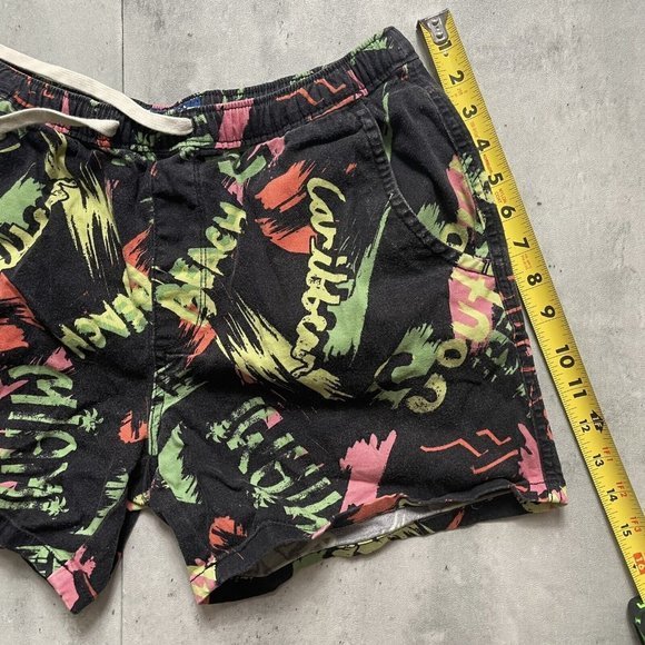 Vintage Arizona Jean Co Board Shorts Flex Deck Size M Drawstring Swim 4-Pocket - Picture 8 of 10